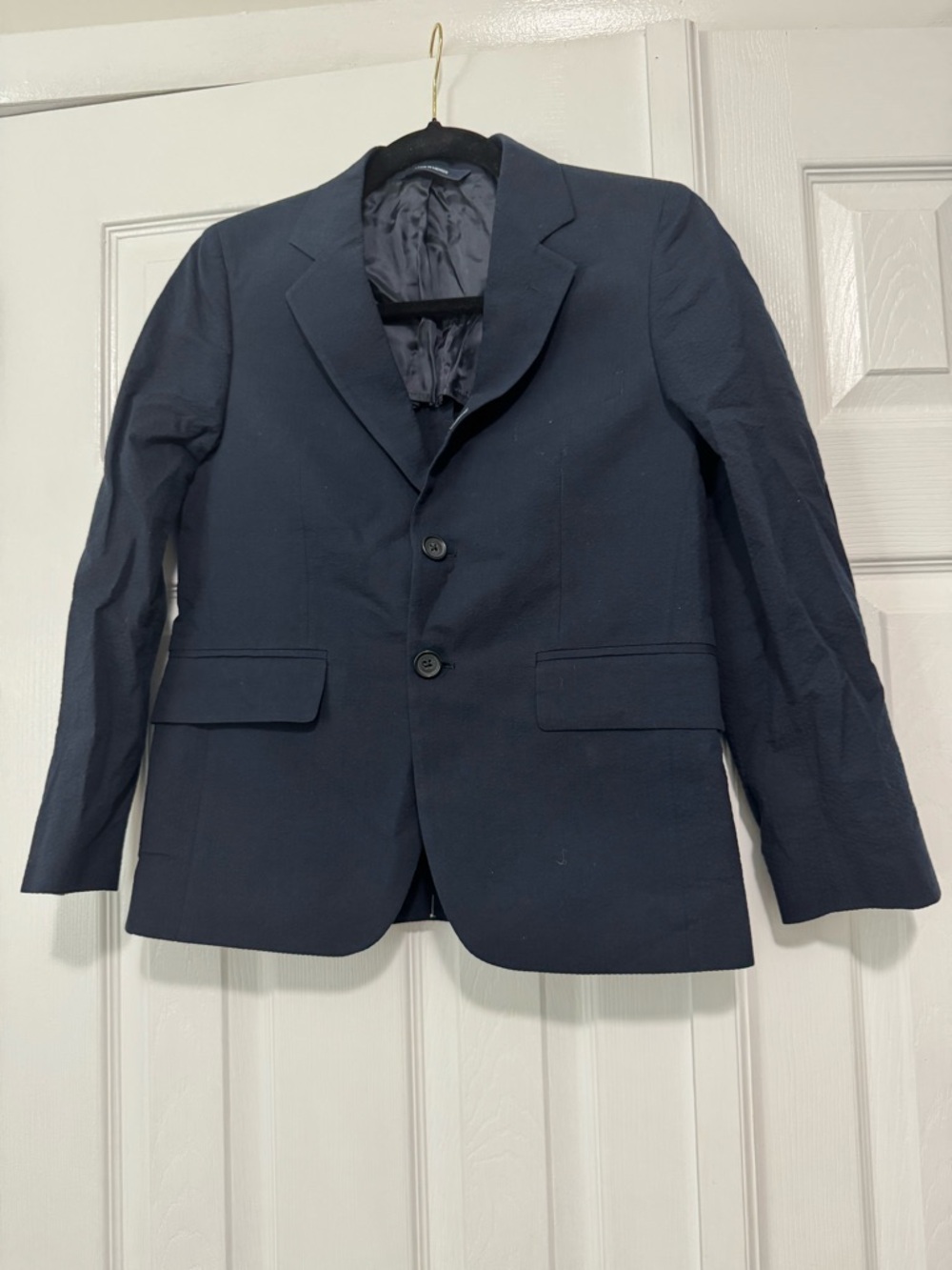 Brooks Brothers Dark Navy Two-Button Blazer